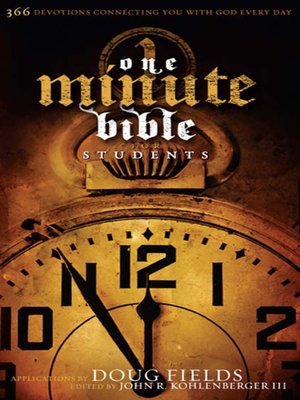cover image of HCSB One Minute Bible for Students